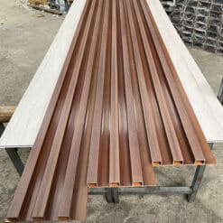 Tấm ốp lam 3 sóng nhựa gỗ ngoài trời phủ asa 04